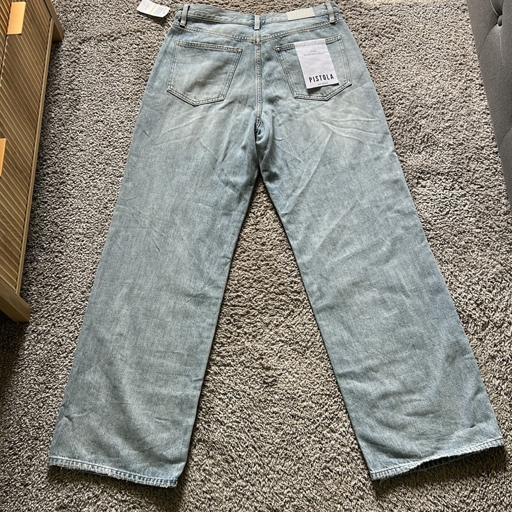 NWT Pistola Bobbie Jean IN Nelson Wash with Crossover Waist, Size 30 - Picture 8 of 14